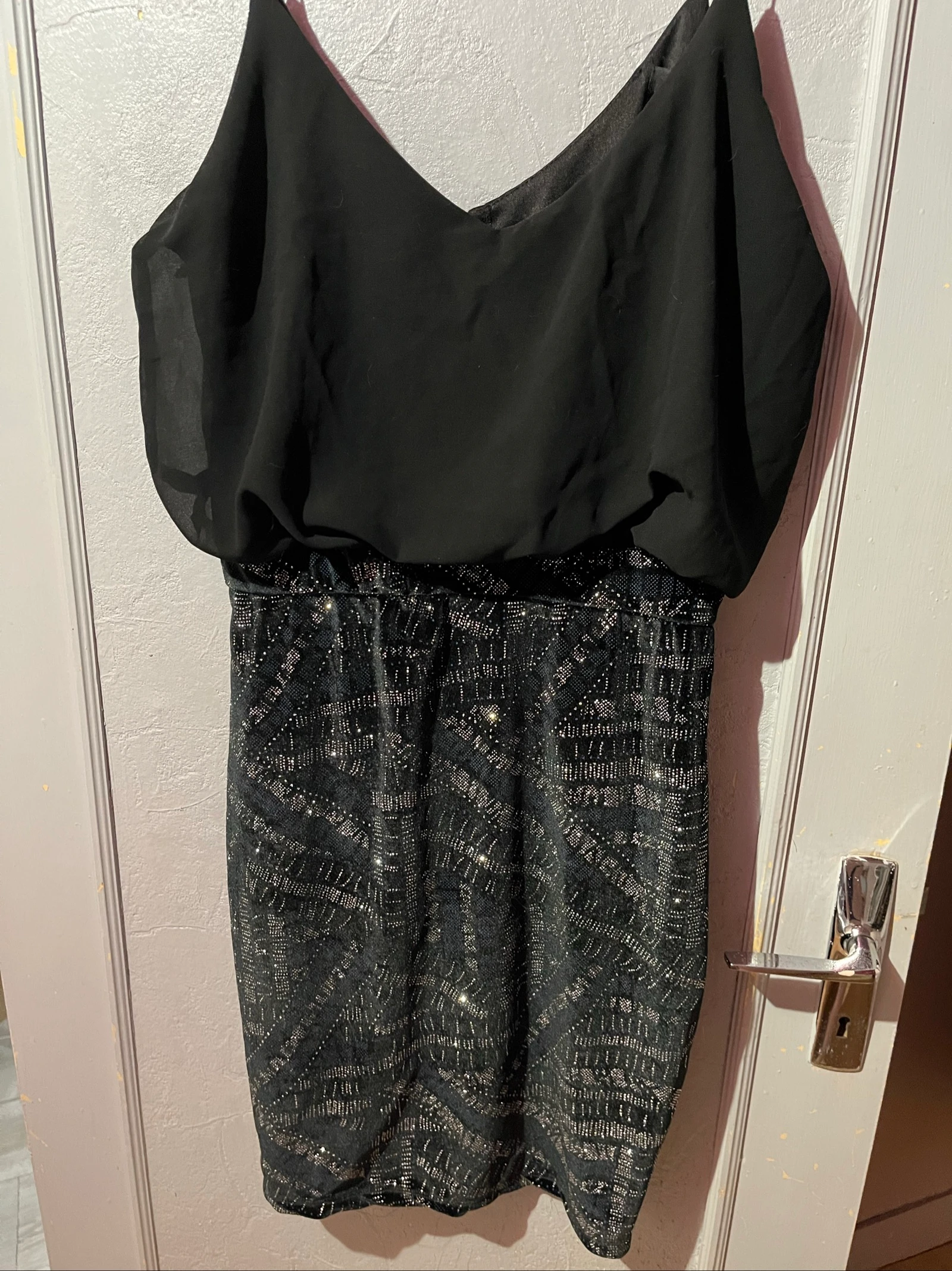 Vestido de festa preto Mim – Novo com etiqueta – Tamanho 38 – photo 2